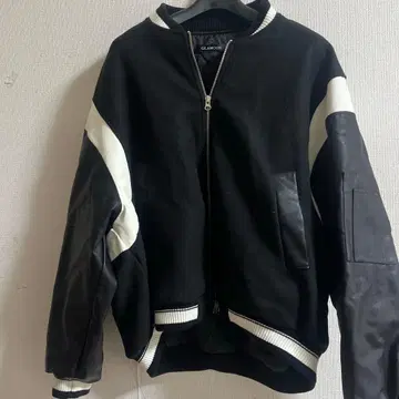 바시티 자켓 더블 지퍼