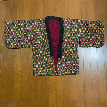 따뜻해! 편하게 입을 수 있어! 꽃무늬가 귀여워! 한텐 반텐 도테라