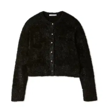 Mila Owen 크루넥 샤기 니트 가디건