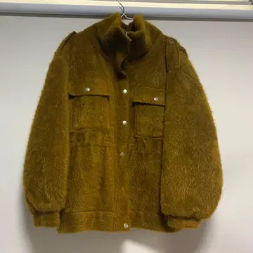 EMODA 브라운 플리스 자켓 F 사이즈