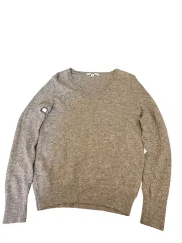 UNIQLO 캐시미어 100 크루넥 니트 그레이