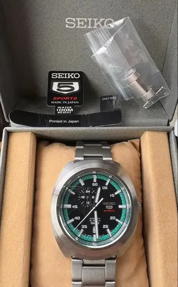 SEIKO 5 SPORTS 자동 시계 손목시계 새상품급 후지츠보