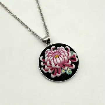 [레어] 토시카네 주얼리 토시카네 목걸이 플라워 실버 컬러