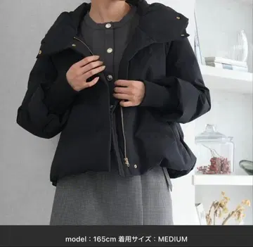 TRUDEA 토르디아 심리스 컴팩트 다운 블루종