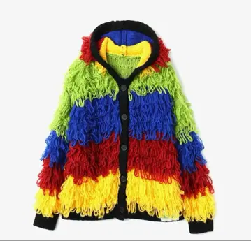 새상품 atmos pink SESAME STREET 아토모스 가디건