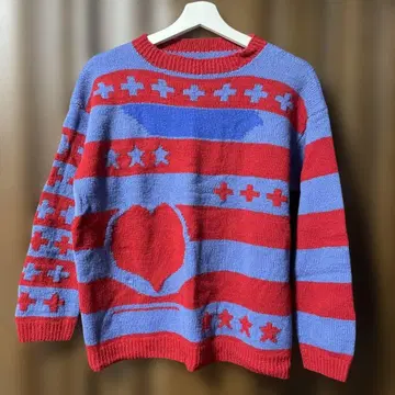 유럽 구제 의류 니트 스웨터 긴팔