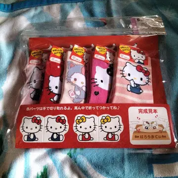 HELLO KITTY 양말 세트 5켤레 15-20cm