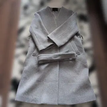 새상품급 어반 리서치 URBAN RESEARCH 노카라 울 코트