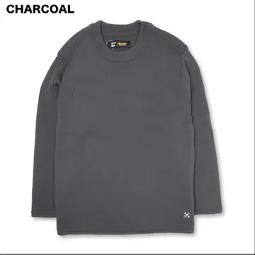 BLUCO(부루코) 크루넥 립 니트 스웨터