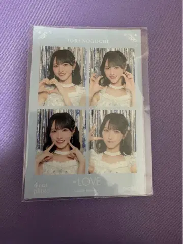 노구치 이오리 4컷 포토 카드 vol.2 이코러브 =LOVE 새상품급!