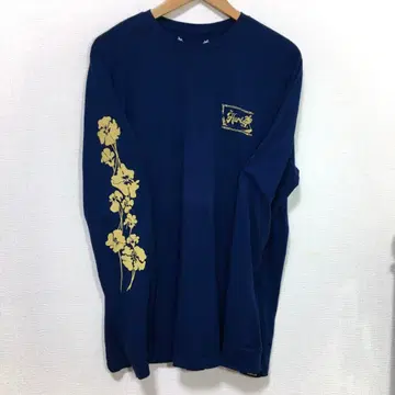 Hurley 네이비 긴팔 티셔츠 롱T 오키나와