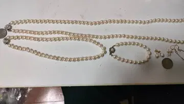 조개 펄 목걸이 & 블레스 & 귀걸이