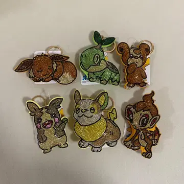 [ 미사용 새상품 ] 포켓몬 키라키라 참 묶음 판매