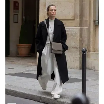 ZARA 소프트 사이즈 오버코트 블랙 L 사이즈