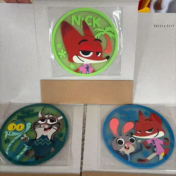 주토피아2 클리어 러버 코스터 3종 세트