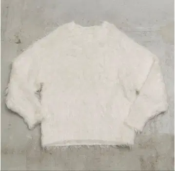 메종 스페셜 멜란지 퍼 니트탑