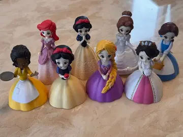 디즈니 프린세스 피규어 8개 세트