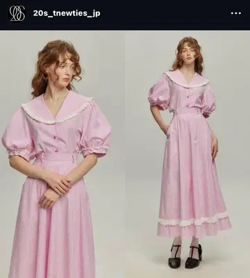 tnewties 은은하게 달콤한 맛이 나는 pink 상하의 세트