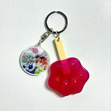 주토피아 아이스캔디 키체인