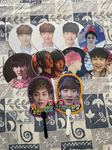 K-POP 아이돌 부채 10장 세트