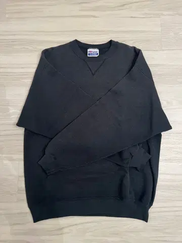 80s Hanes USA제 무지 맨투맨 XL