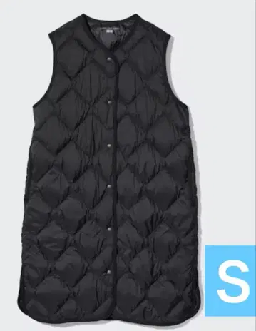 UNIQLO 유니클로 울트라 라이트 다운 롱 베스트 S 롱