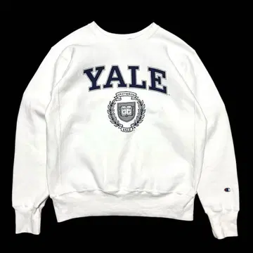 USA 제조 챔피언 리버스 위브 YALE 맨투맨 빨간색 단색 복각