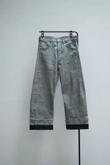 마리나 이 딘 블루-오버사이즈 진