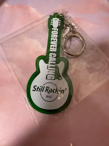 기타 모양 키링 FOREVER CALLING