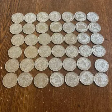 레어 포켓몬 배틀 코인 42개