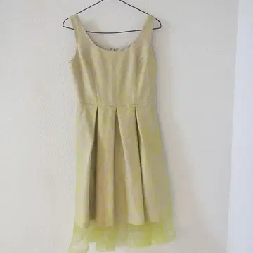 Diagram 그레이스 콘티넨탈 옐로우 컬러 원피스