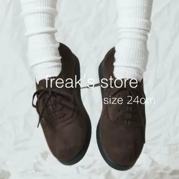 프릭스스토어 레트 SW 플레인 토 슈즈 레이스업 슈즈