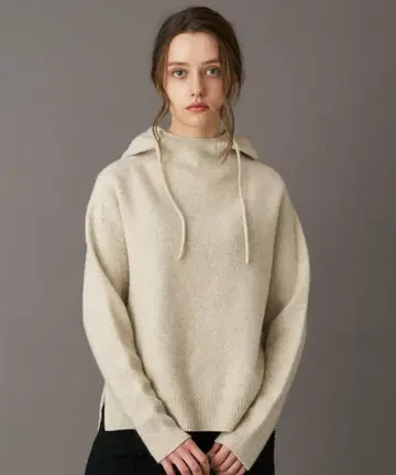 캐시미어 니트 후드티