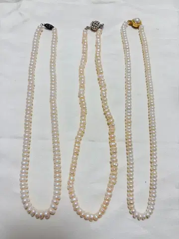 담수 진주 진주 관혼상제 결혼식 진주 고급 목걸이 세트