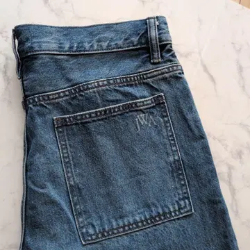 유니클로 JWA 스트레이트 청바지 블루 스트레이트 데님