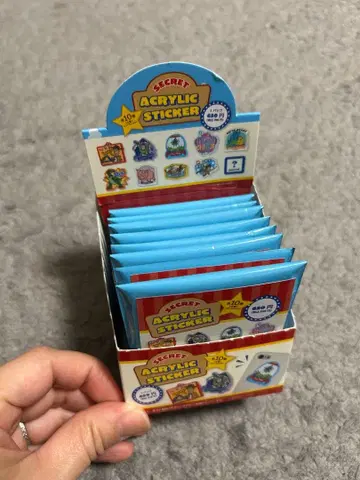토이스토리 아크릴 스티커 시크릿 디자인 10팩