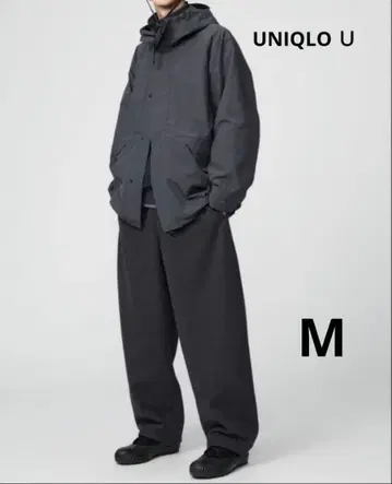 UNIQLO 브러쉬드 맨투맨 와이드 팬츠 L 그레이 U