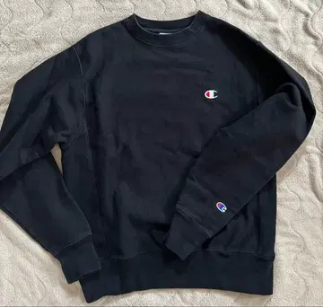 챔피온 리버스 위브 맨투맨 S 블랙