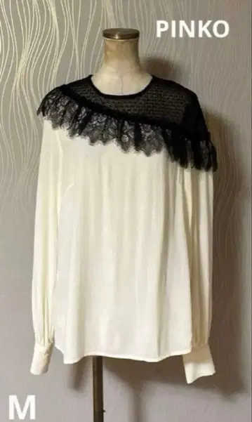 PINKO 핑코 레이스 블라우스