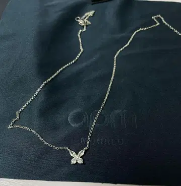 apm MONACO 버터플라이 나비 목걸이 silver