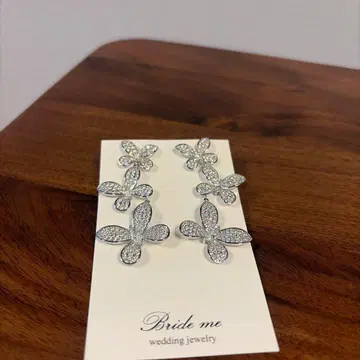 BRIDE ME 브라이덜 귀걸이 [ ZP-52 ] 큐빅 지르코니아 귀걸이