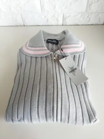 JUST LOON 그레이 지퍼 스웨터 프리 사이즈 [새상품] [미사용]