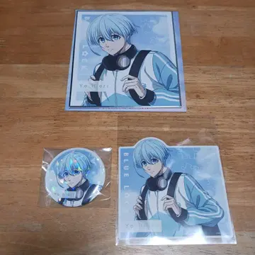 효리 양 노스탤지 ver. 캔뱃지 스티커 색지 3종 블루 록