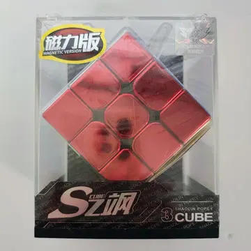 미사용 새상품 메탈릭 큐브 3 x 3 자석 내장 사이클론 보이즈