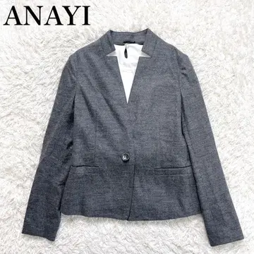 새상품급 아나이 노카라 울 자켓 일본제