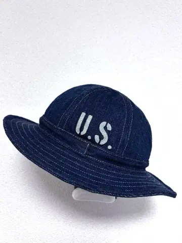 61.5cm US ARMY M-37 데님 HAT 15oz 슬라브 데님