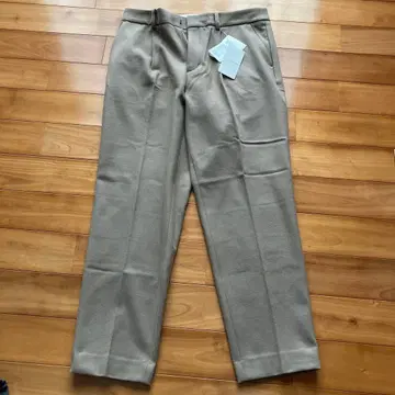 미사용 새상품 프레임워크 T/R 양면 기모 팬츠 40 라이트 브라운