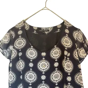 [ 새상품급 ] 로라 애슐리 원피스 A라인 올 패턴 네이비 11호 L