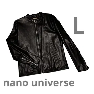 nano universe 라이더 자켓 가죽 자켓 L 사이즈