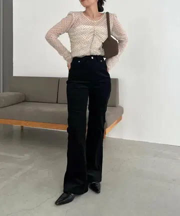 코듀로이 플레어 팬츠